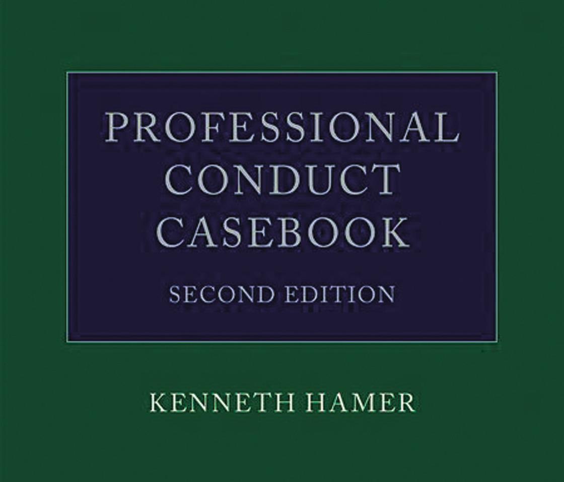 Book Review Professional Conduct Casebook Second Edition Opinion Law Society Gazette