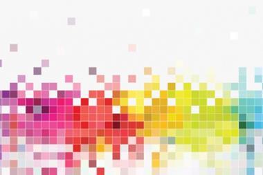 Data pixels illustration